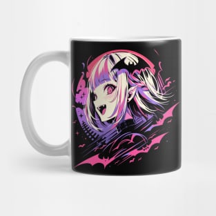 Blood Moon Anime Girl Mug